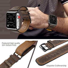 Retro Leather band For Apple Watch