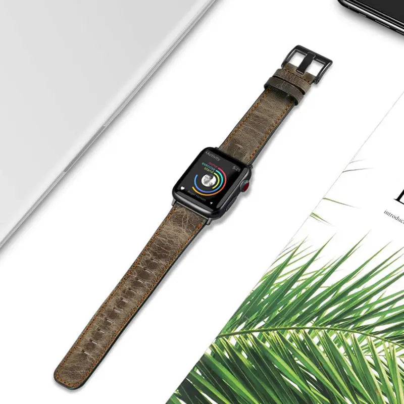 Retro Leather band For Apple Watch