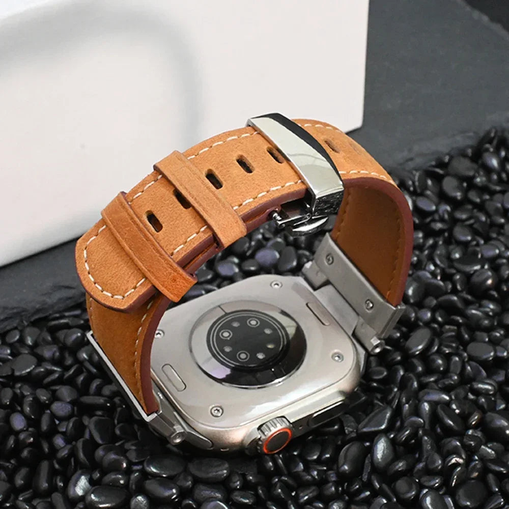 Delux Leather Band for Apple Watch