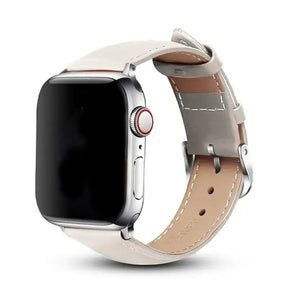 starlight Leather Band for Apple Watch