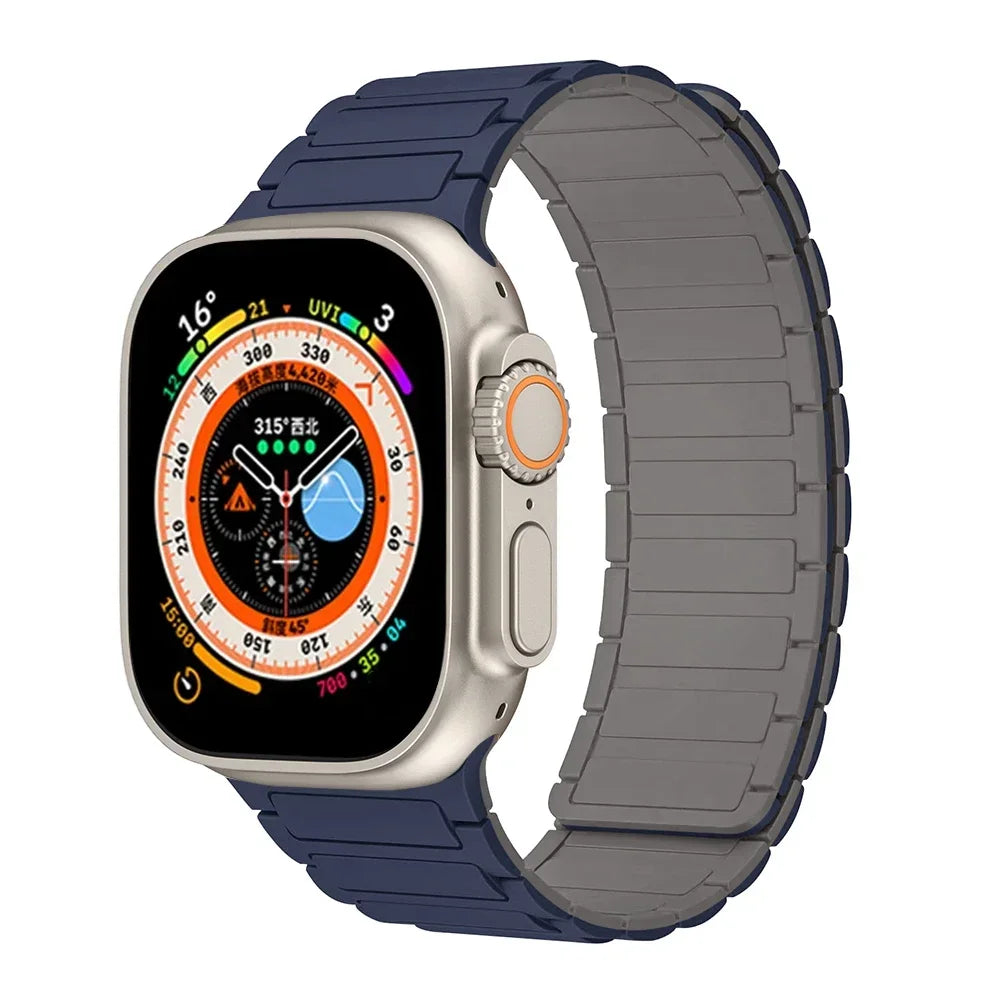 Casual magnetic man band for Apple watch