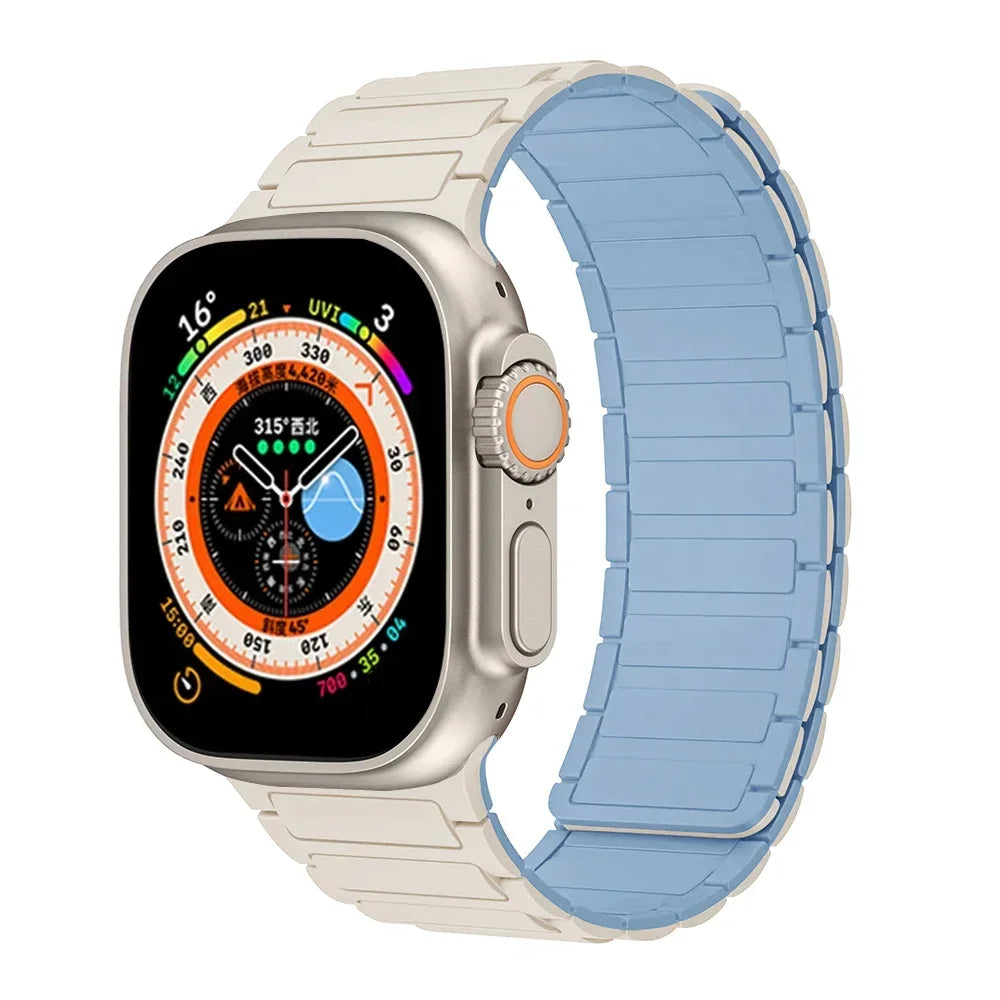 Casual magnetic man band for Apple watch