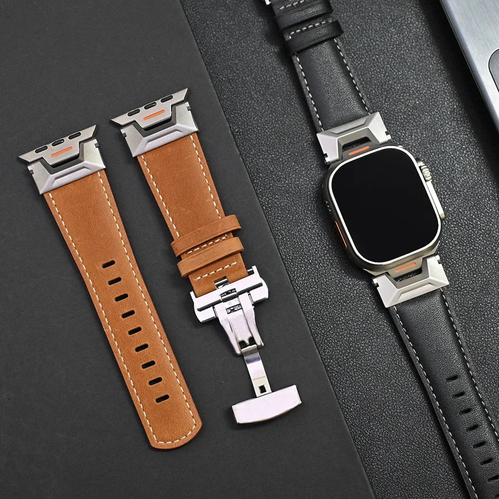 Delux Leather Band for Apple Watch