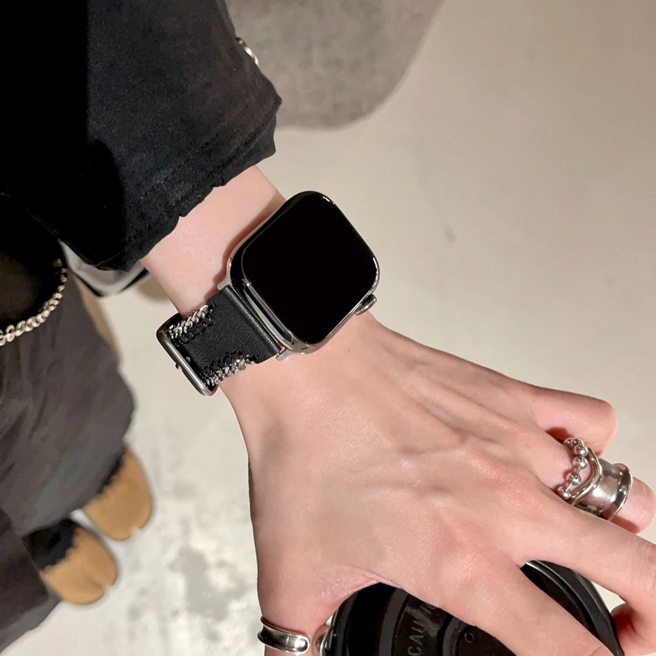 Leather band women for Apple watch