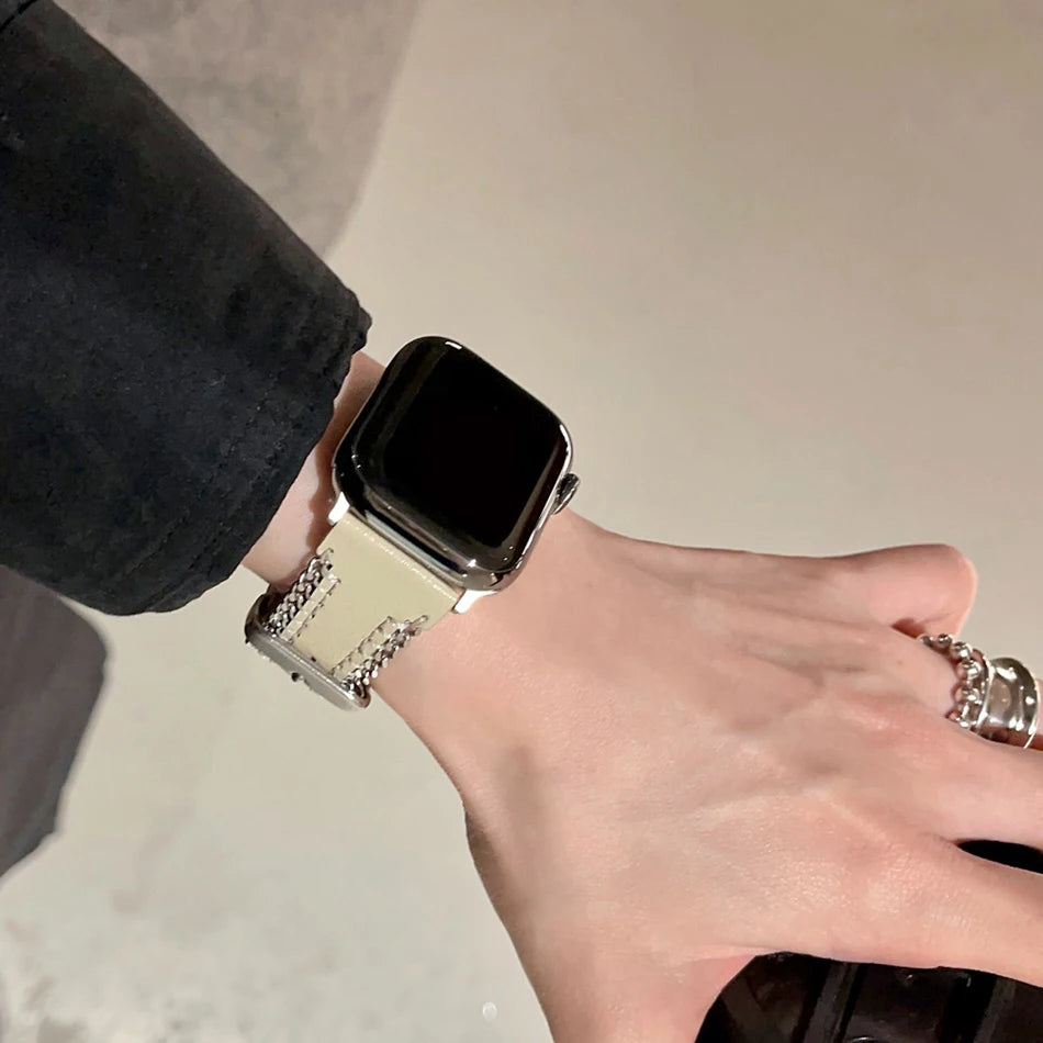 Leather band women for Apple watch