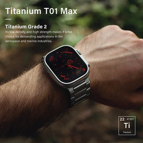 Luxury Titanium man band for Apple watch