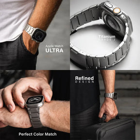 Luxury Titanium man band for Apple watch