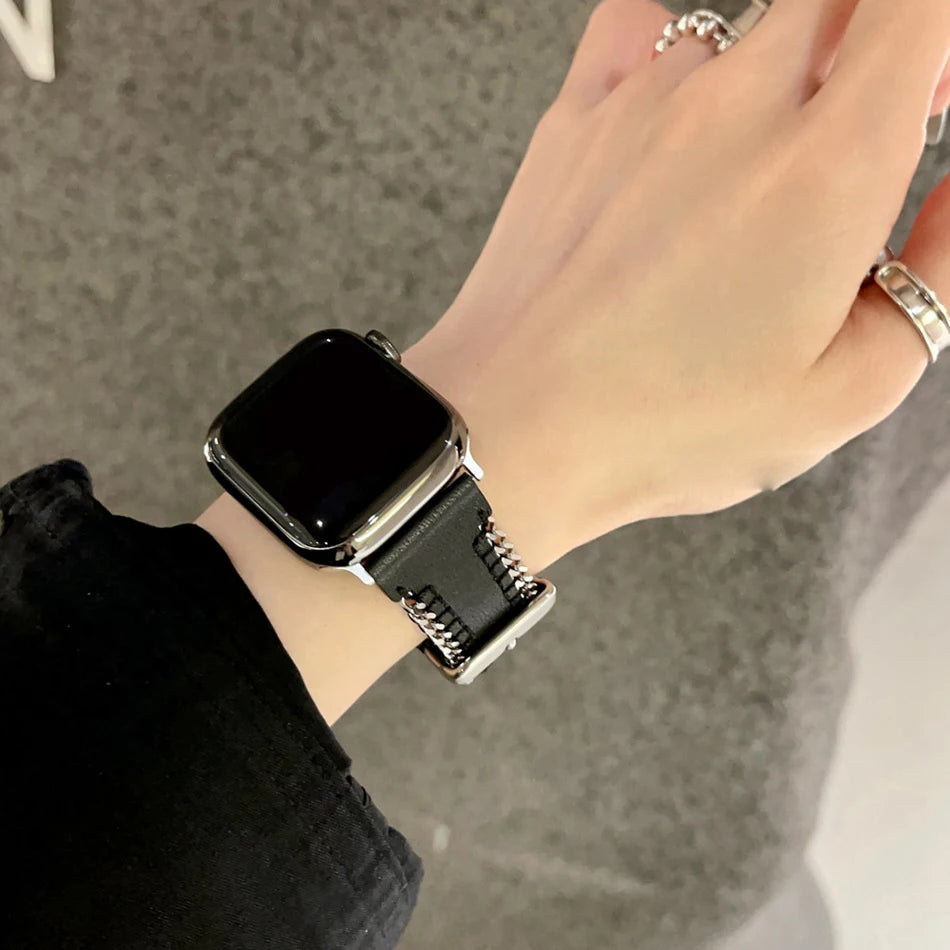 Leather band women for Apple watch