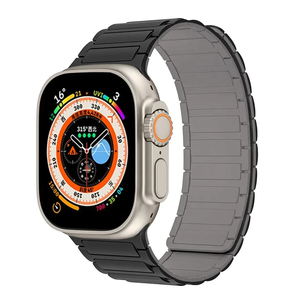 Casual magnetic man band for Apple watch