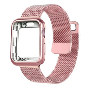 Metal band and case for Apple Watch Band