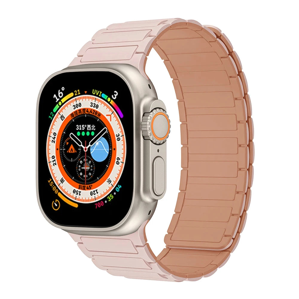 Casual magnetic man band for Apple watch