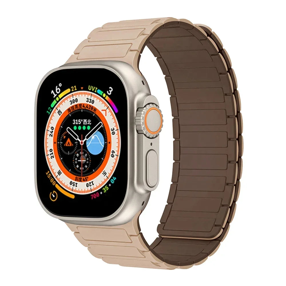 Casual magnetic man band for Apple watch