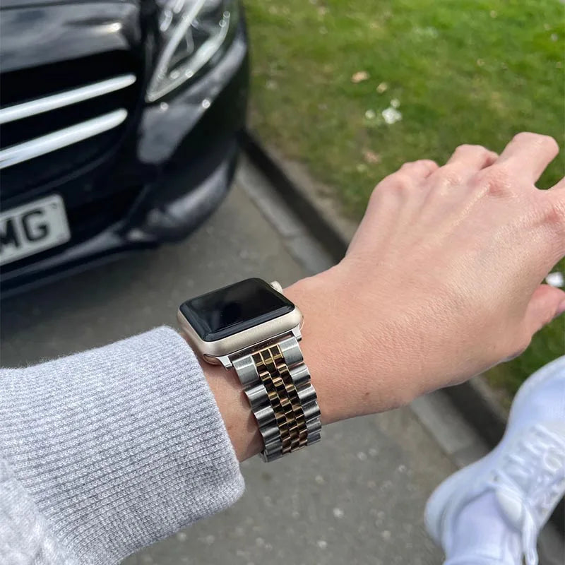 Stainless steel women band for Apple Watch