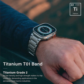 Luxury Titanium man band for Apple watch